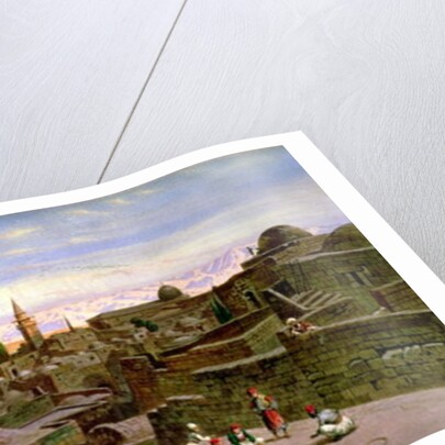 A View of Jerusalem, with the Dome of the Holy Rock, 1864 by Carl Friedrich Heinrich Werner