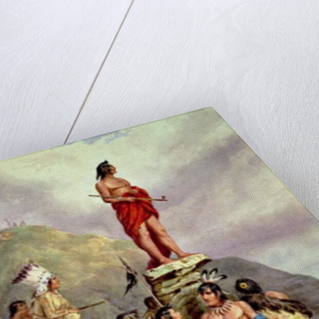 Group of Indians on a River Bank, 1854 by Friedrich Kurz