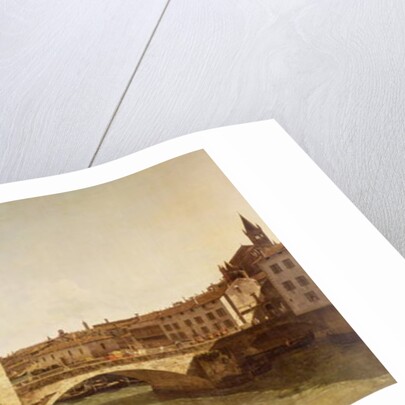 The Bridge at Delle Navi, Verona by Bernardo Bellotto