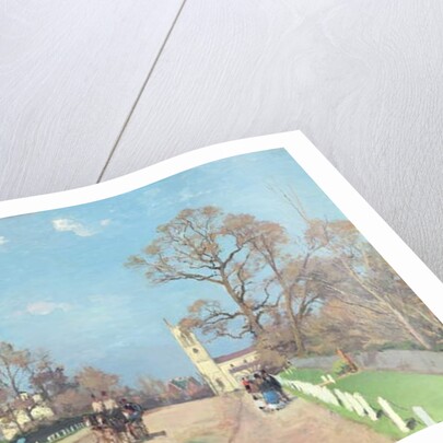 The Road to Sydenham, 1871 by Camille Pissarro