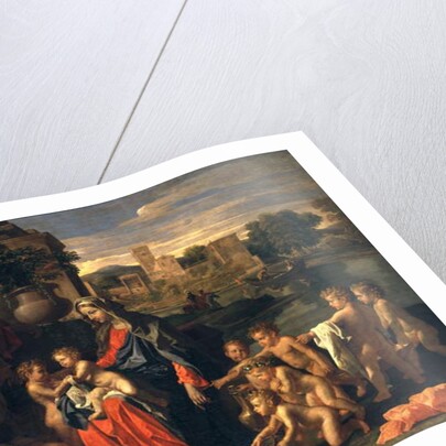 The Holy Family with the Infant St. John the Baptist and St. Elizabeth by Nicolas Poussin
