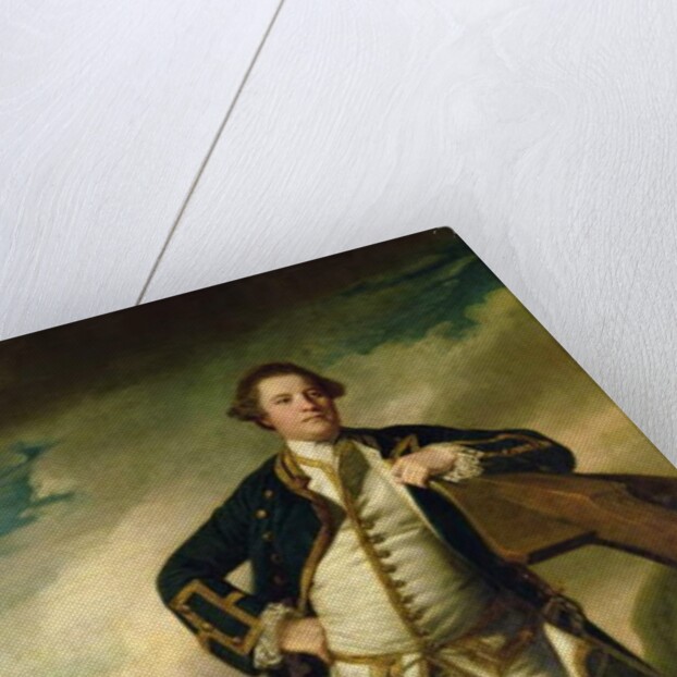 Capt. Philemon Pownall in naval uniform, 1762-65 by Joshua Reynolds