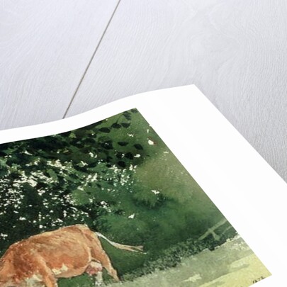 Cow in Pasture, 1878 by Winslow Homer