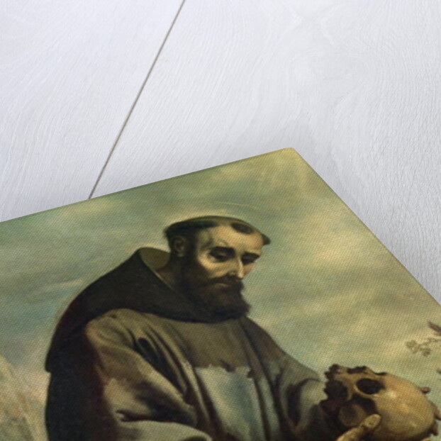 St. Francis in Meditation by Francisco de Zurbaran