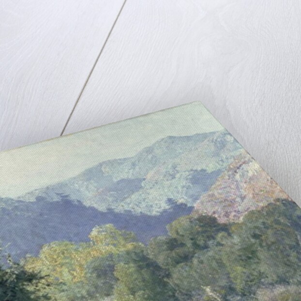 View of the San Gabriel Mountains by Guy Rose