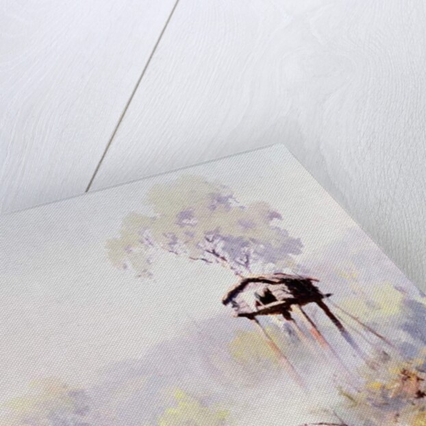 Campfire by Sidney Laurence