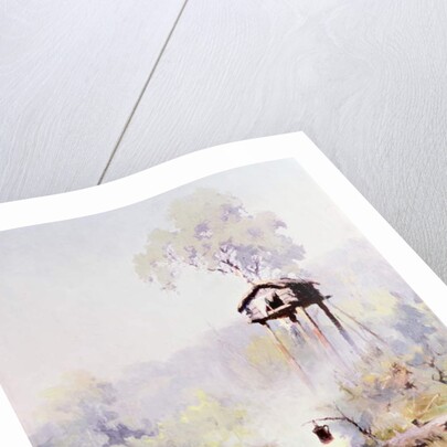 Campfire by Sidney Laurence