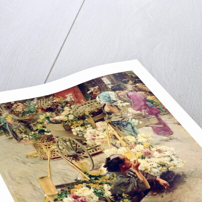 The Flower Market, Tokyo, 1892 by Robert Frederick Blum