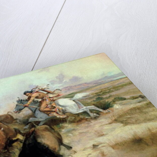 Buffalo Hunt, 1897 by Charles Marion Russell