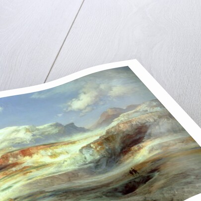 Jupiter Terrace, Yellowstone, 1893 by Thomas Moran