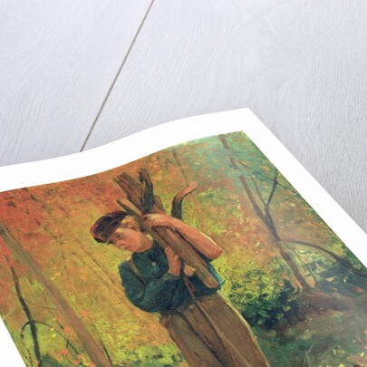 Boy Holding Logs, 1873 by Winslow Homer