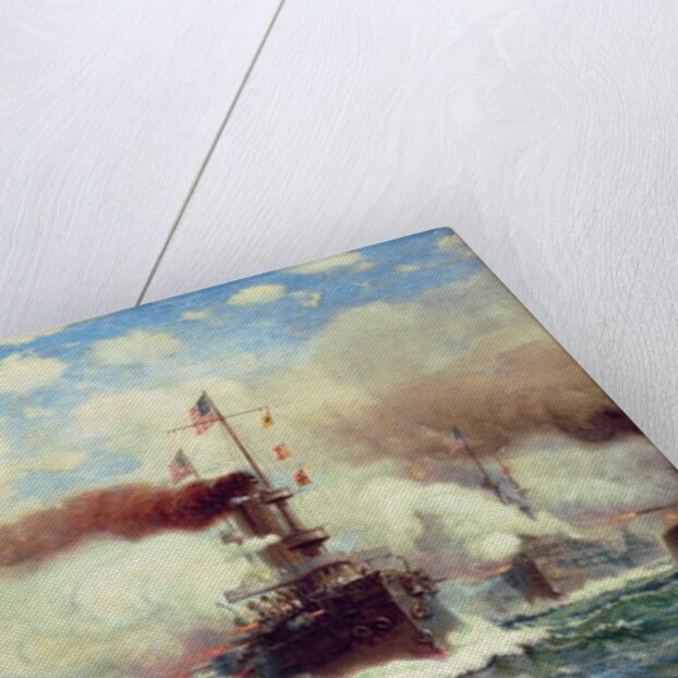 Naval Battle Explosion by James Gale Tyler