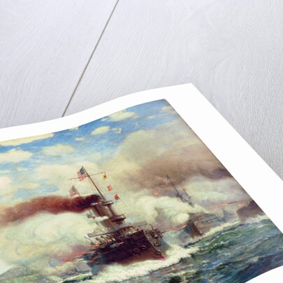 Naval Battle Explosion by James Gale Tyler