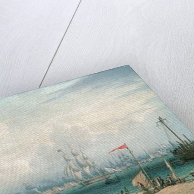 View of Liverpool, from Cheshire by Robert Salmon