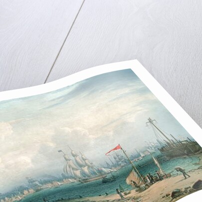 View of Liverpool, from Cheshire by Robert Salmon