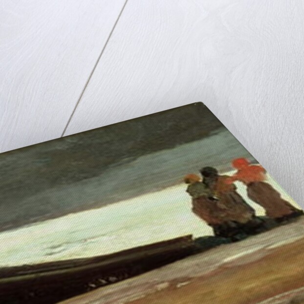 Watching a Storm on the English Coast by Winslow Homer