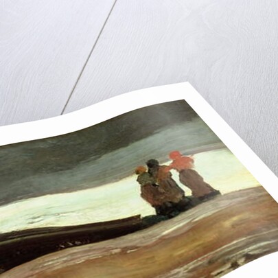 Watching a Storm on the English Coast by Winslow Homer