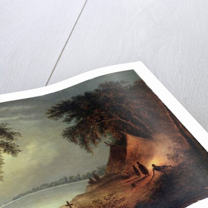 Indian Burial by Cornelius Krieghoff