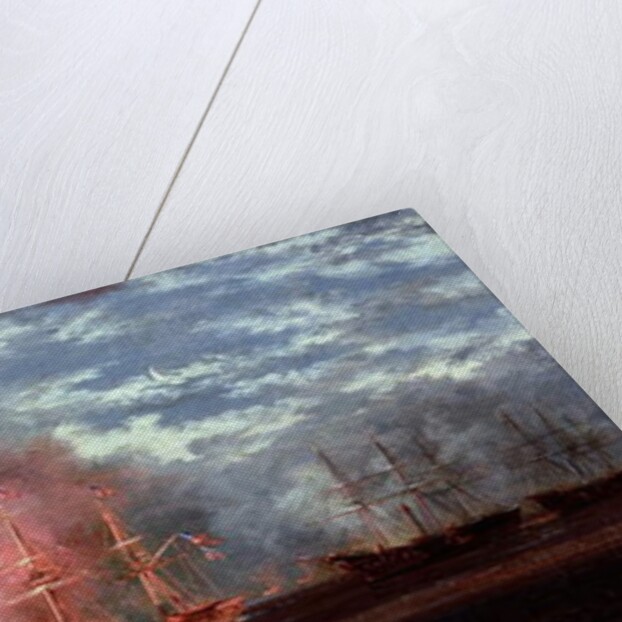 Civil War Engagement, 1865 by Xanthus Russell Smith