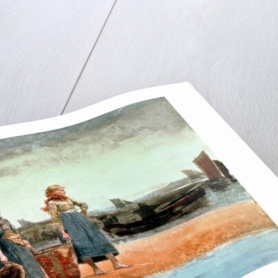 Two Girls on the Beach, Tynemouth, 1891 by Winslow Homer