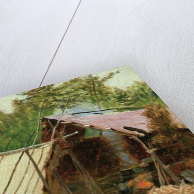 Camp in the Maine Wood, No.3, 1879 by John George Brown