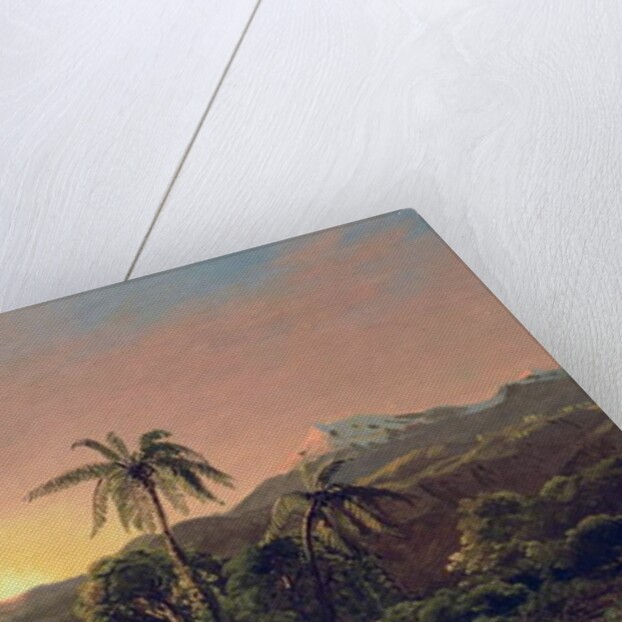 Sunset in Equador by Frederic Edwin Church