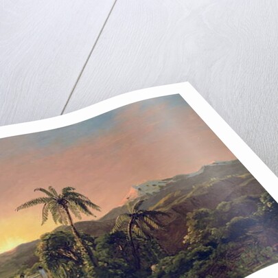 Sunset in Equador by Frederic Edwin Church