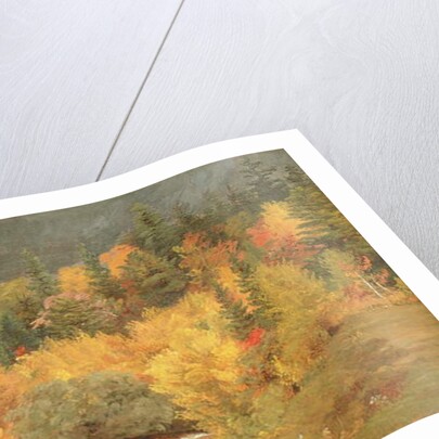 Autumn by the Brook, 1855 by Jasper Francis Cropsey