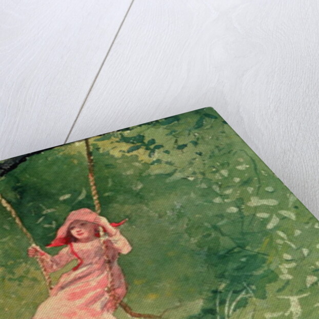 Girl on a Swing by Winslow Homer