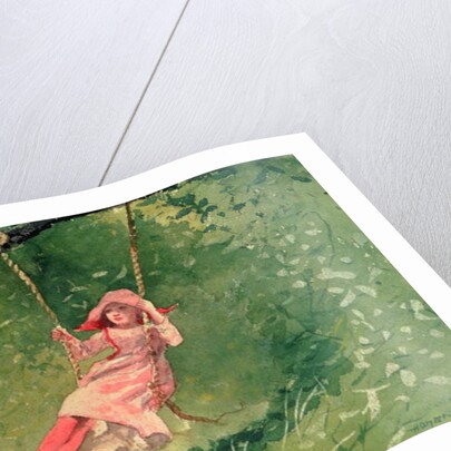Girl on a Swing by Winslow Homer