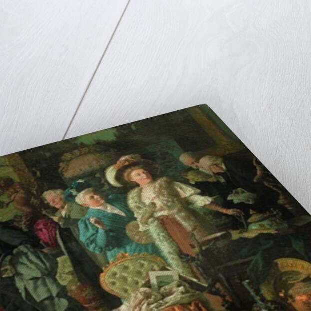 Connoisseurs in an Antique Shop by Louis Charles Moeller