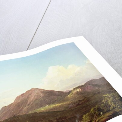 Camp Fire in the Maine Wilderness by Frederic Edwin Church