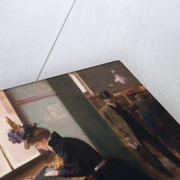 At the Telegraph by Jean Beraud