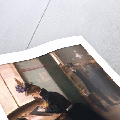 At the Telegraph by Jean Beraud