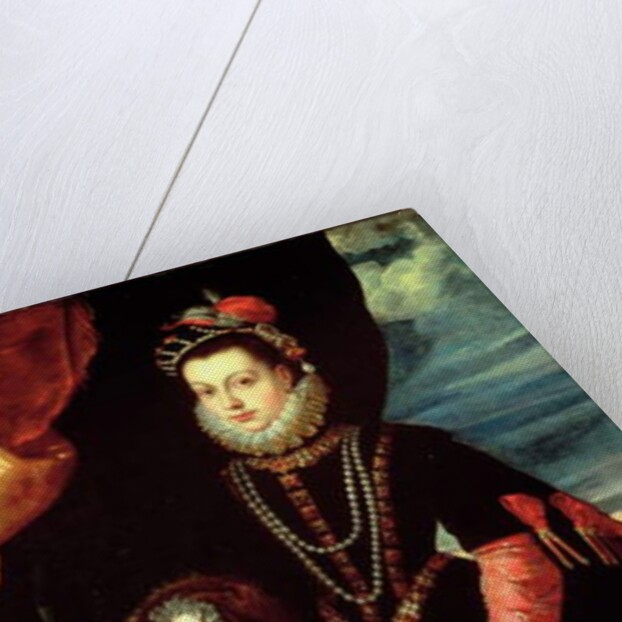 Portrait of Isabelle de Valois, Queen of Spain, wife of Philip II of Spain by Peter Paul (studio of) Rubens