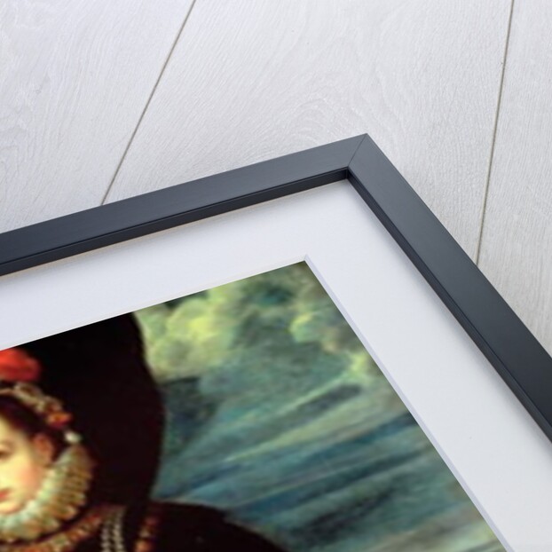 Portrait of Isabelle de Valois, Queen of Spain, wife of Philip II of Spain by Peter Paul (studio of) Rubens