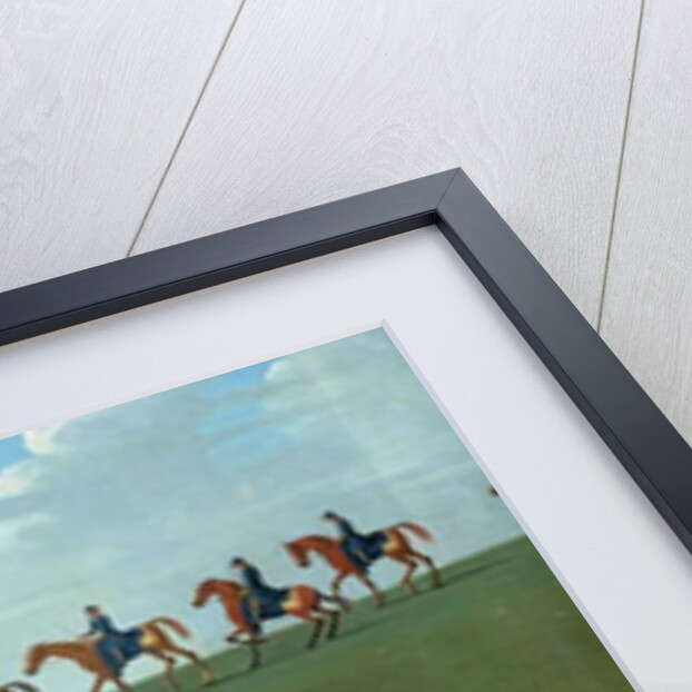 Race Horses exercising in a landscape by James Seymour