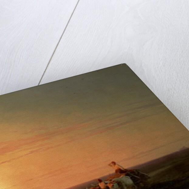 Peasants returning from the fields at sunset by Ivan Konstantinovich Aivazovsky