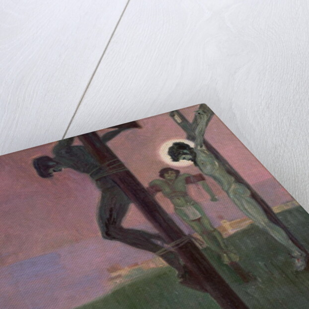 Crucifixion with darkened sun by Egon Schiele