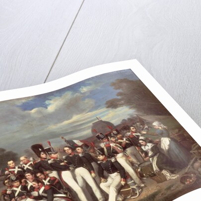Company of the Second Legion, in the Champ de Mars, Paris, 1836 by Auguste Antoine Masse