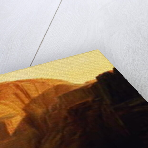 Masada or Sebbeh on the Dead Sea, 1858 by Edward Lear