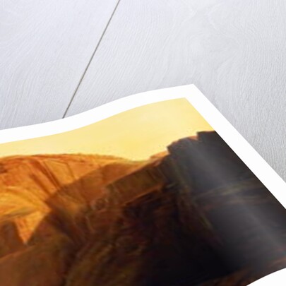 Masada or Sebbeh on the Dead Sea, 1858 by Edward Lear