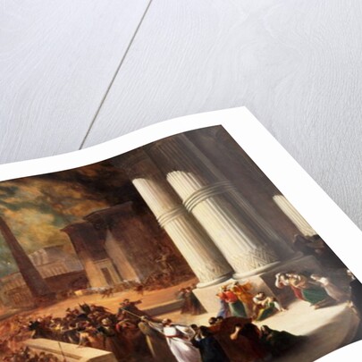 One of the Seven Plagues of Egypt by John (attr. to) Martin