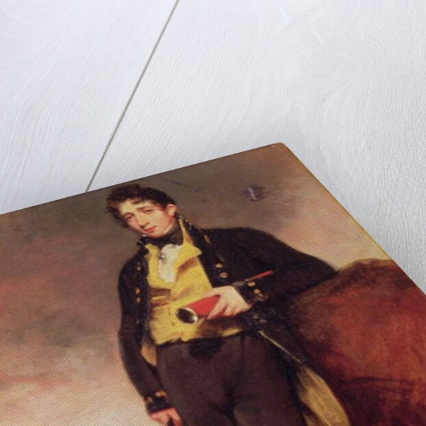 Portrait of Robert Townley holding a telescope by William Owen