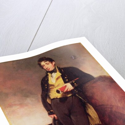 Portrait of Robert Townley holding a telescope by William Owen