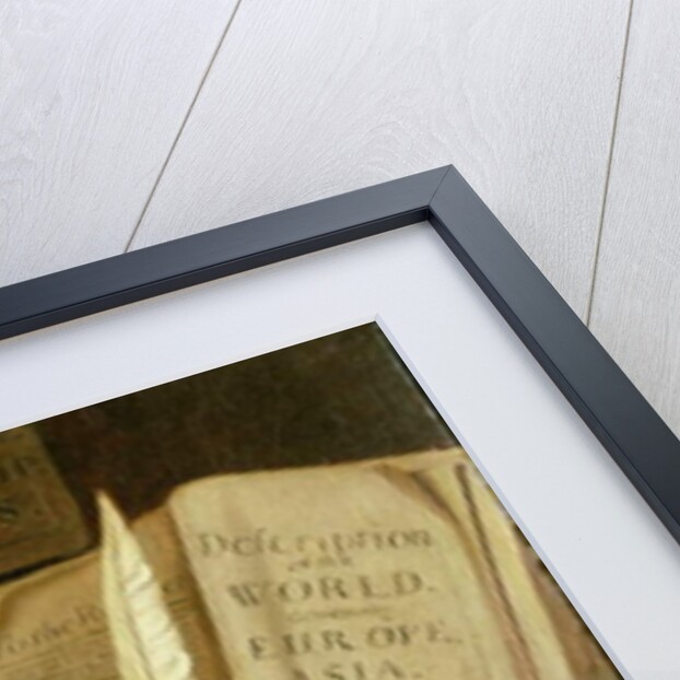 A Trompe L'Oeil With A Pewter Ink Stand, Books And Papers, 1702 by Edwaert Colyer or Collier