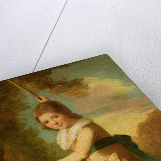 Portrait of Master William Morgan with a hoop and stick by John Hoppner