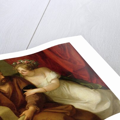 Phryne Seducing the Philosopher Xenokrates, 1794 by Angelica Kauffman