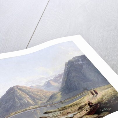 View of Lake Geneva with the Town of Villeneuve, 1836 by Francis Danby