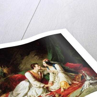 Byron as Don Juan, with Haidee, 1831 by Alexandre Colin